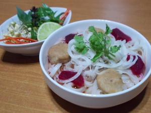 NutriHub Viet Pho with sprouted bean Meat Ball